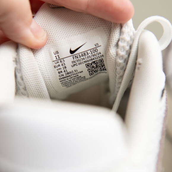 Nike Womens Air Zoom Fire Sneakers - White Diffused Taupe Women 11 / Men 9.5 - Picture 5 of 6